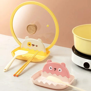 Cute Kitchen Spoon and Lid Drip Stand Holder Home & Kitchen by The Kawaii Shoppu | The Kawaii Shoppu