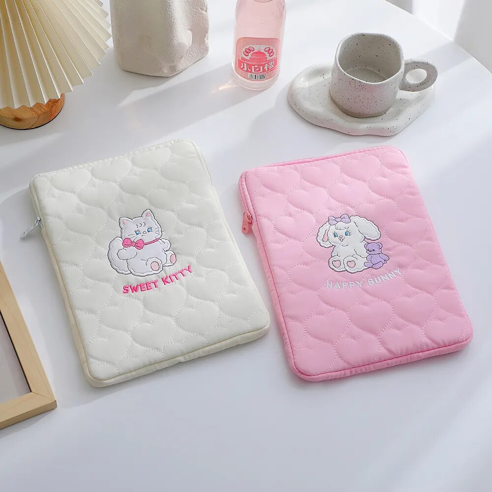 Cute Korean Ins Laptop / Ipad Pouch Case Holder 11 Inch Bag by The Kawaii Shoppu | The Kawaii Shoppu