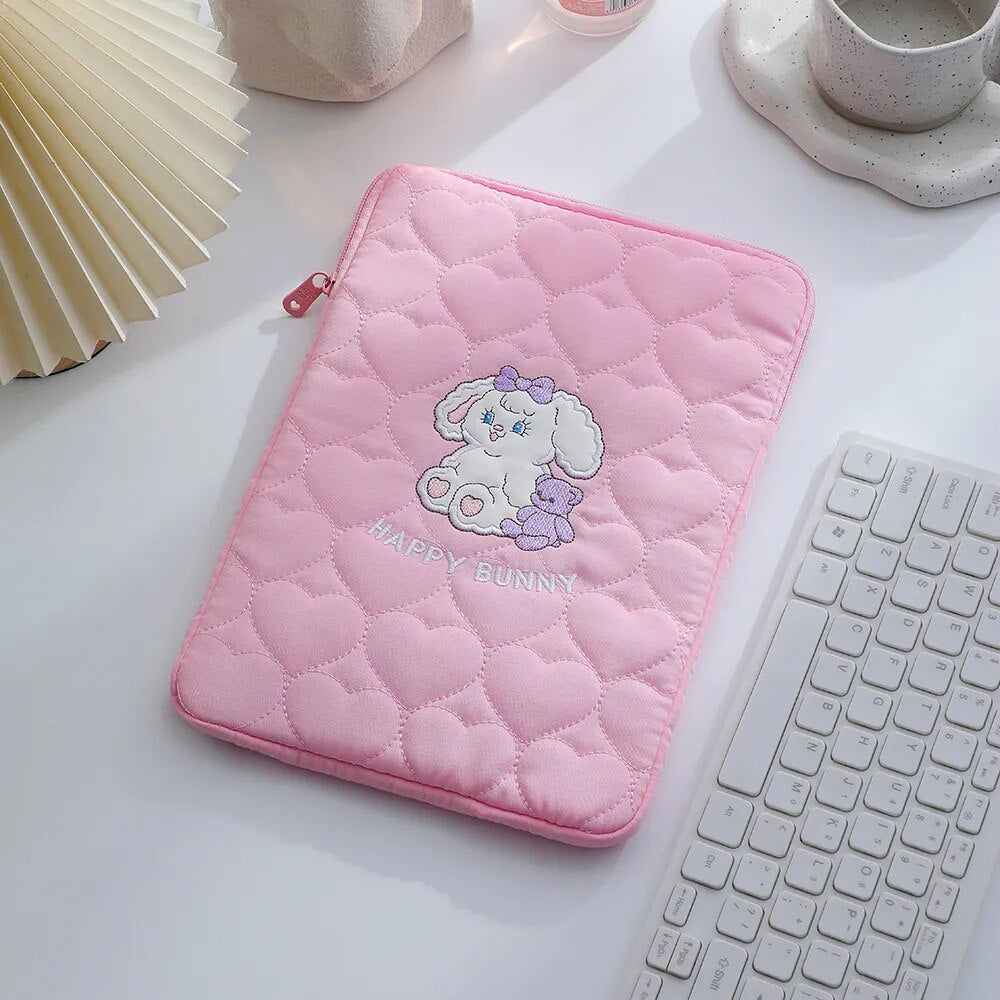 Cute Korean Ins Laptop / Ipad Pouch Case Holder 11 Inch Bag by The Kawaii Shoppu | The Kawaii Shoppu