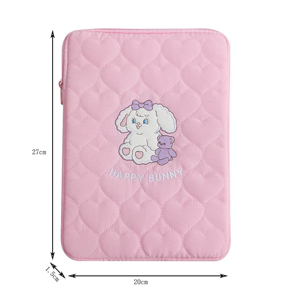 Cute Korean Ins Laptop / Ipad Pouch Case Holder 11 Inch Bag by The Kawaii Shoppu | The Kawaii Shoppu