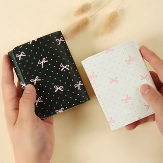 Cute Pink Floral Bow Wallet