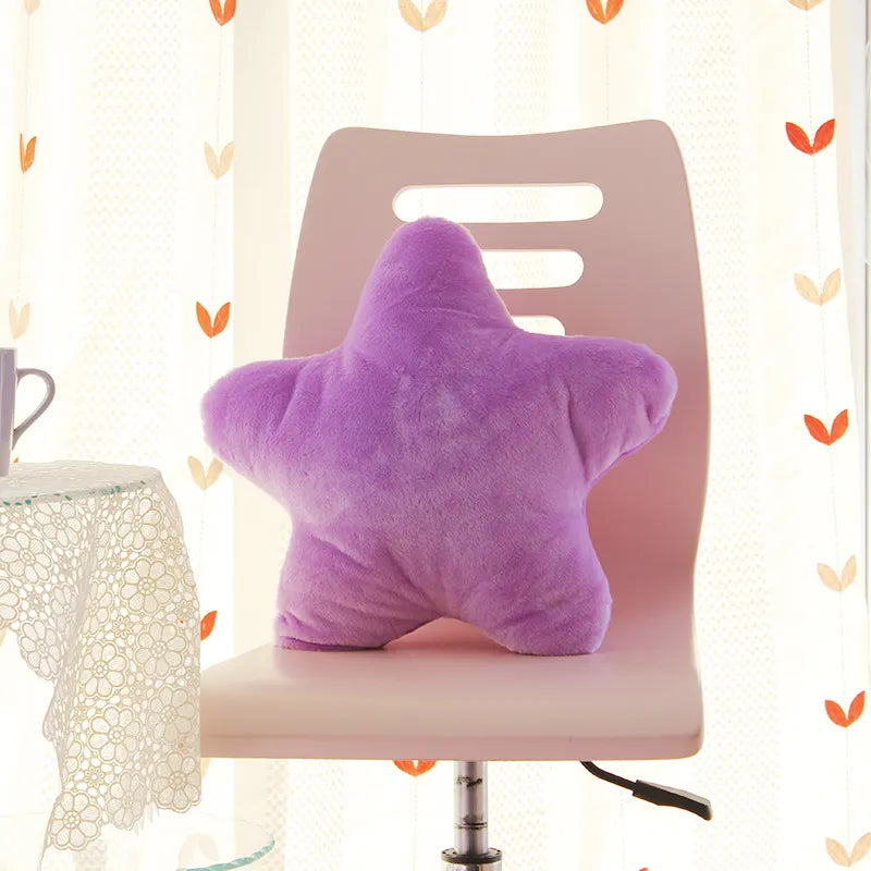 Cute Star Pillow Plush Pillow Home Decoration 40x40 Home Decor by The Kawaii Shoppu | The Kawaii Shoppu