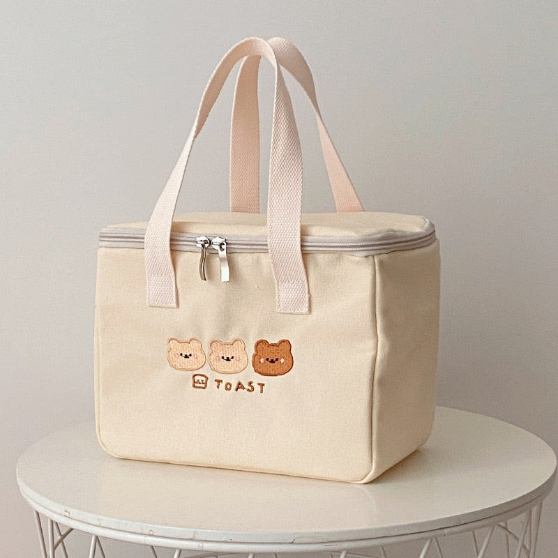 Dear Bear Mon Cheri Kawaii Lunch Bag Bag by The Kawaii Shoppu | The Kawaii Shoppu