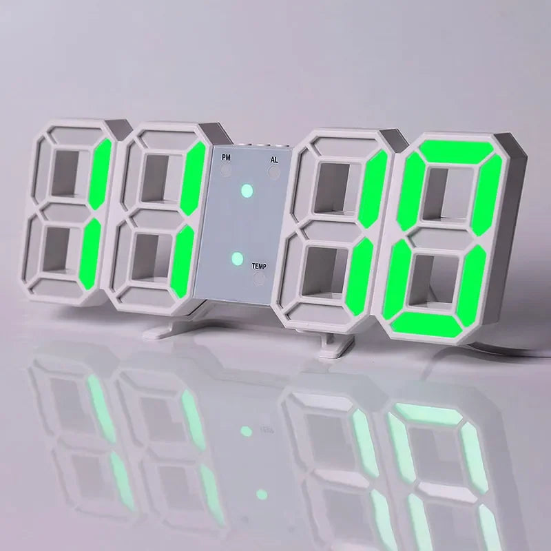 Digital Desk Daily Aesthetic LED Light Alarm Clock Home Decor by The Kawaii Shoppu | The Kawaii Shoppu