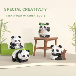 DIY Mini Blocks Panda Toy by The Kawaii Shoppu | The Kawaii Shoppu