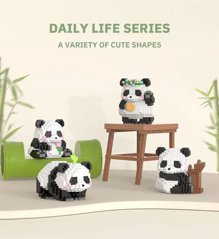 DIY Mini Blocks Panda Toy by The Kawaii Shoppu | The Kawaii Shoppu