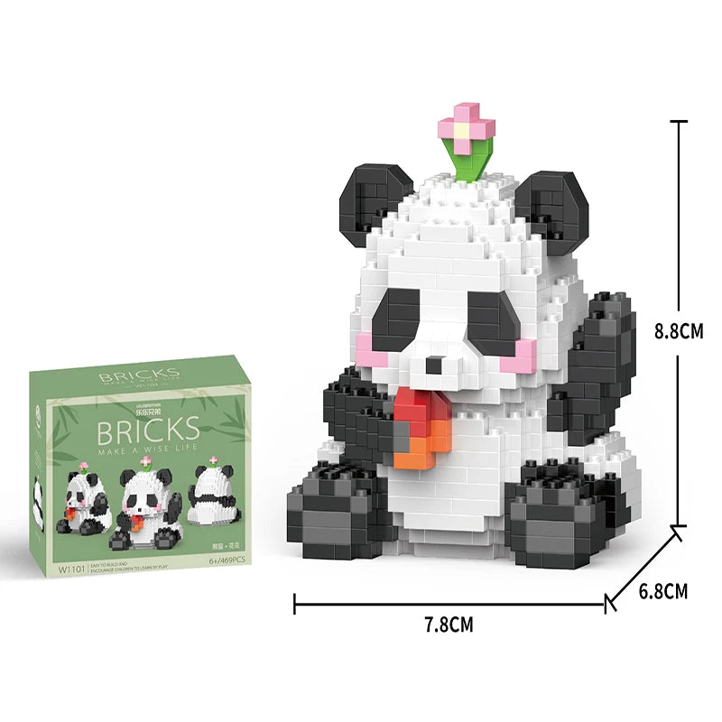 DIY Mini Blocks Panda Toy by The Kawaii Shoppu | The Kawaii Shoppu