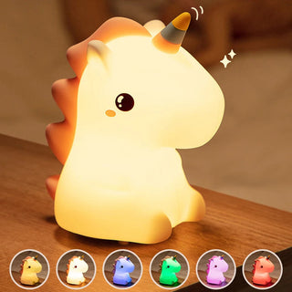 Dream Shadow Unicorn Cute LED Bedside Lamp Night Light Light by The Kawaii Shoppu | The Kawaii Shoppu