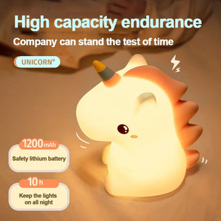 Dream Shadow Unicorn Cute LED Bedside Lamp Night Light Light by The Kawaii Shoppu | The Kawaii Shoppu