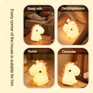 Dream Shadow Unicorn Cute LED Bedside Lamp Night Light Light by The Kawaii Shoppu | The Kawaii Shoppu