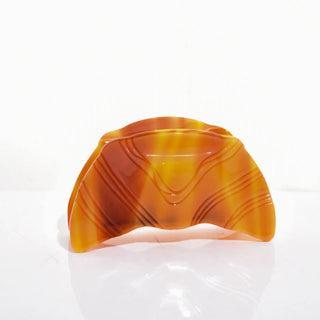 French Croissant Rhinestone Hair Claw Clip