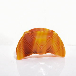 French Croissant Rhinestone Hair Claw Clip