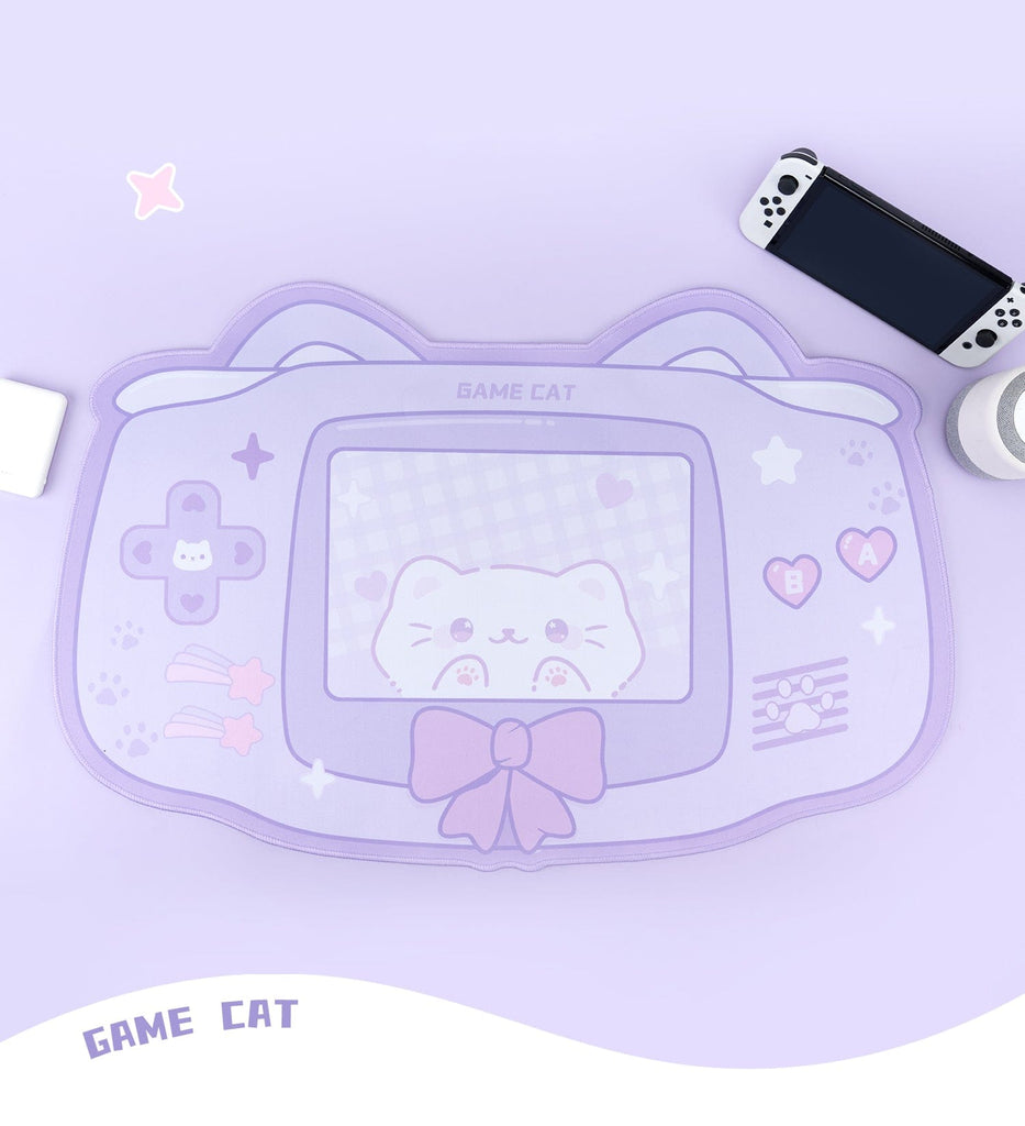 Game Cat Large Gaming Mouse Pad Decor The Kawaii Shoppu