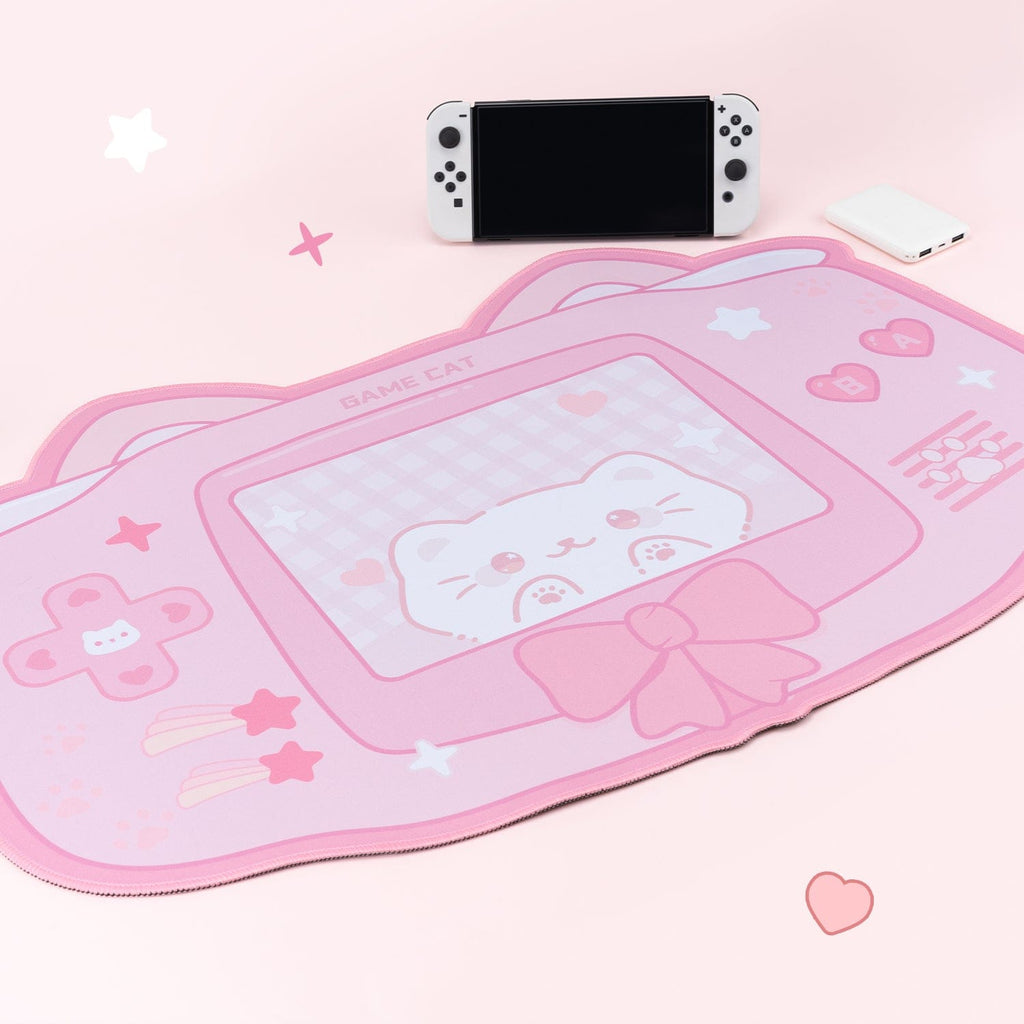 Game Cat Large Gaming Mouse Pad Decor The Kawaii Shoppu