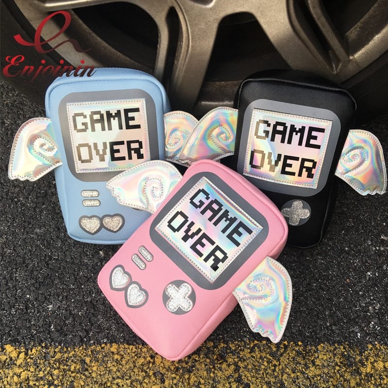 Game Over Crossbody Wings Bag Mini(Max Length<20cm) null The Kawaii Shoppu