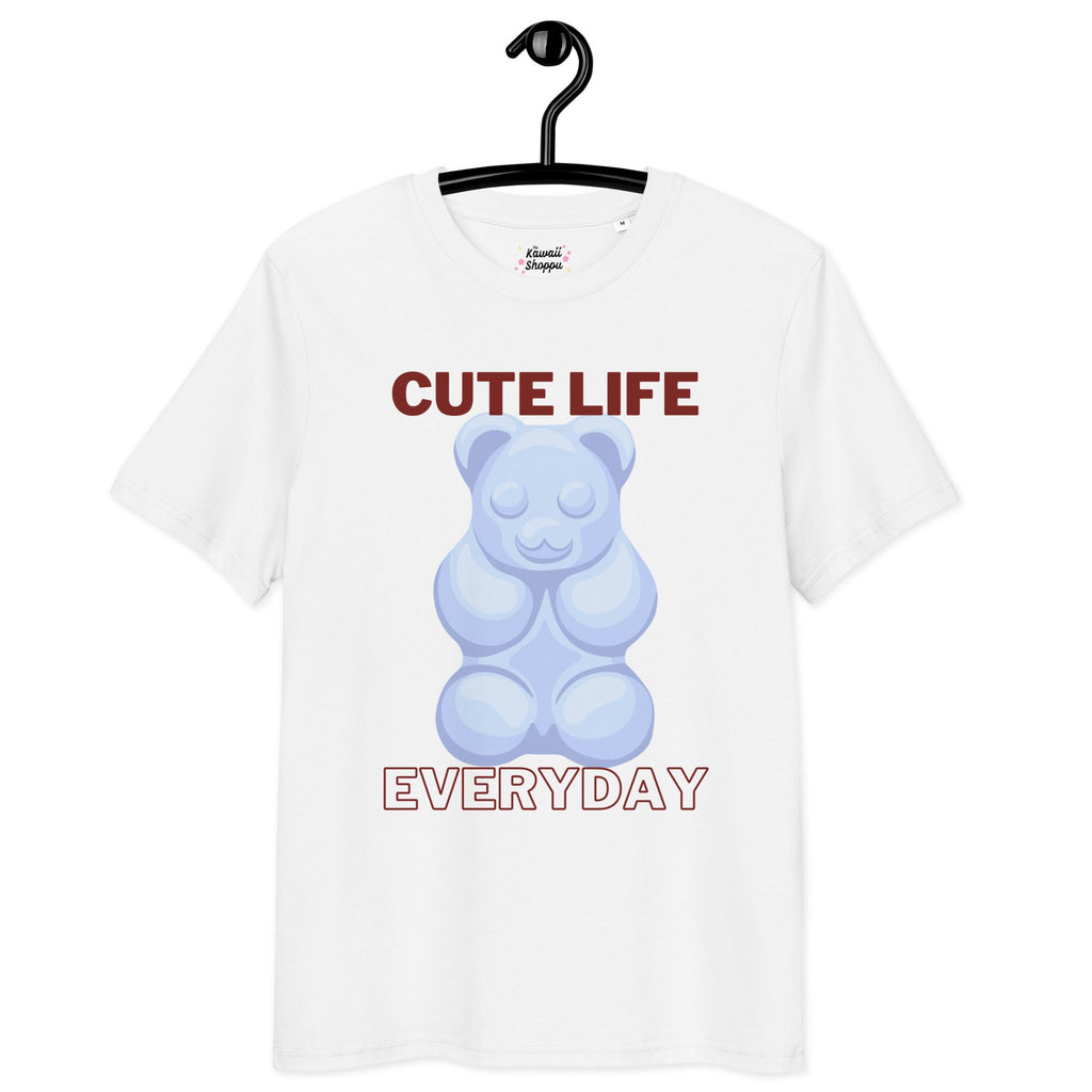 Gummy Bear Cute Life - Organic Cotton Kawaii Tee by The Kawaii Shoppu | The Kawaii Shoppu