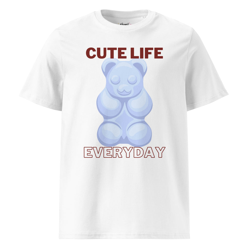 Gummy Bear Cute Life - Organic Cotton Kawaii Tee by The Kawaii Shoppu | The Kawaii Shoppu