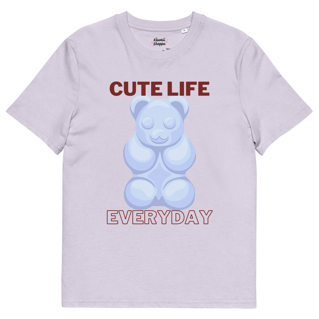 Gummy Bear Cute Life - Organic Cotton Kawaii Tee by The Kawaii Shoppu | The Kawaii Shoppu