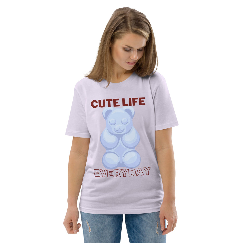 Gummy Bear Cute Life - Organic Cotton Kawaii Tee by The Kawaii Shoppu | The Kawaii Shoppu