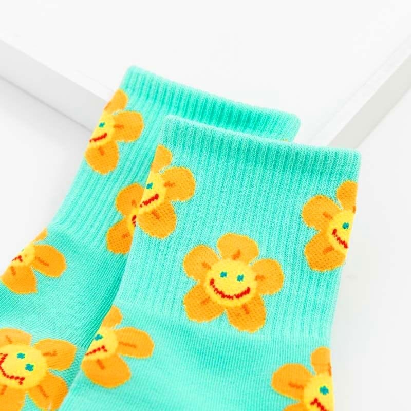 Harajuku Colorful Socks One Size EU 35 - 39 Fashion The Kawaii Shoppu