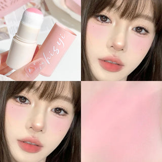 HISYI Cloud Velvet Blush Stick – Matte Finish Cream Blusher
