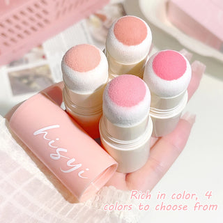 HISYI Cloud Velvet Blush Stick – Matte Finish Cream Blusher