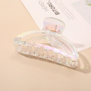 Iridescent Dreamy Acrylic Hair Claw Pearl Clasp - 10 Hair Accessories by The Kawaii Shoppu | The Kawaii Shoppu