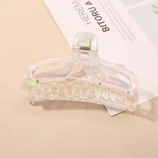 Iridescent Dreamy Acrylic Hair Claw Pearl Clasp - 11 Hair Accessories by The Kawaii Shoppu | The Kawaii Shoppu