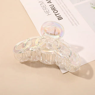Iridescent Dreamy Acrylic Hair Claw Pearl Clasp - 9 Hair Accessories by The Kawaii Shoppu | The Kawaii Shoppu