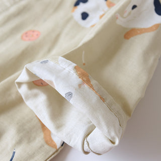 Japanese Cotton Gauze Kimono Summer Pyjama Set