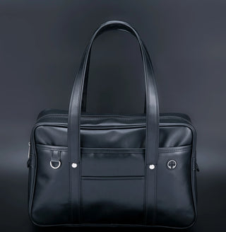 Japanese Pu Leather Waterproof Large School Study Bag