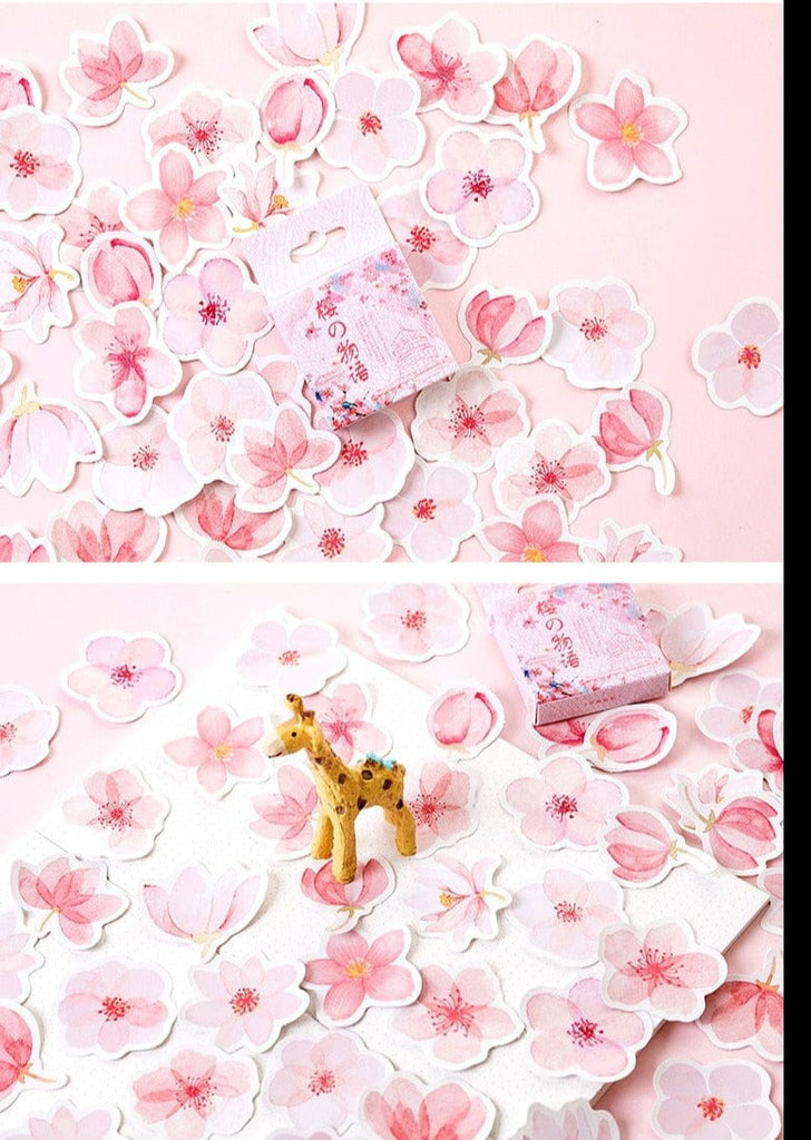 Japanese Sakura Planner Flower Diary Deco null The Kawaii Shoppu