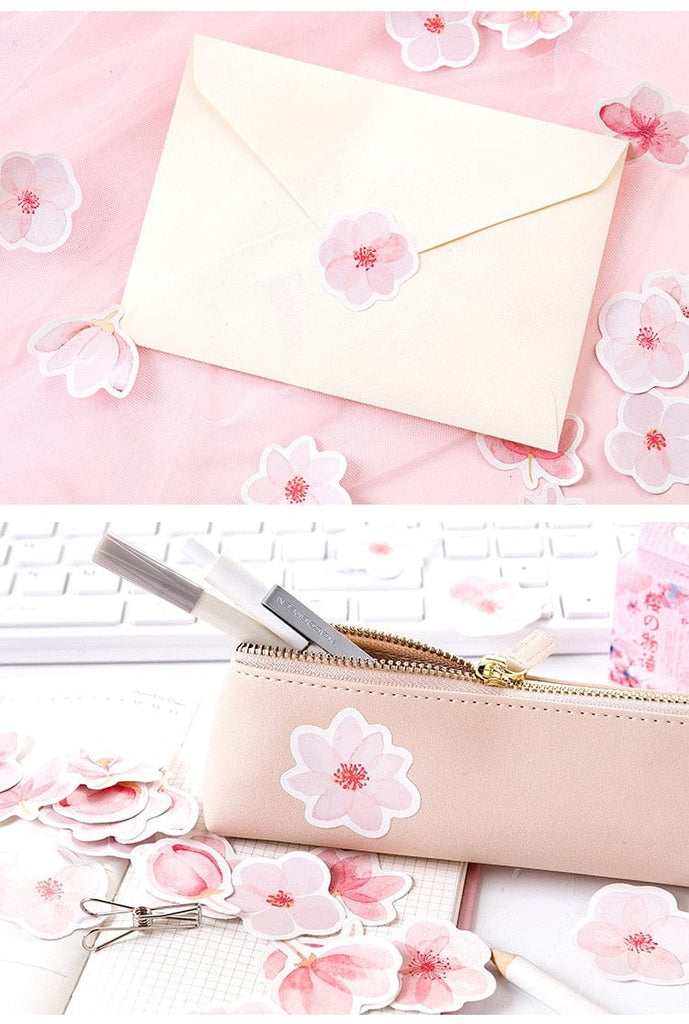 Japanese Sakura Planner Flower Diary Deco null The Kawaii Shoppu