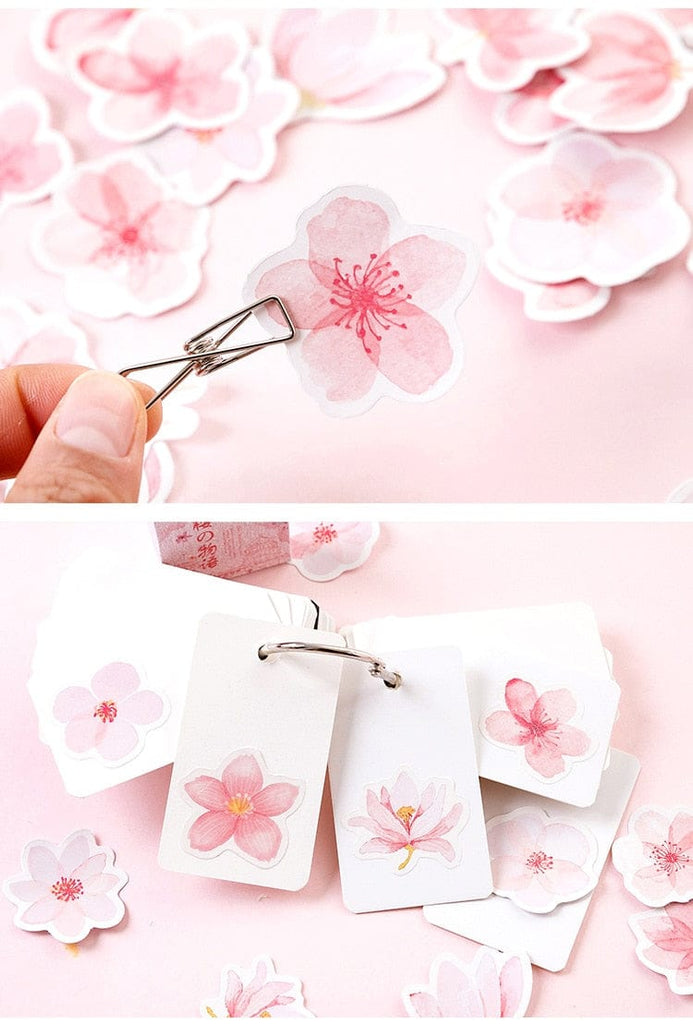 Japanese Sakura Planner Flower Diary Deco null The Kawaii Shoppu