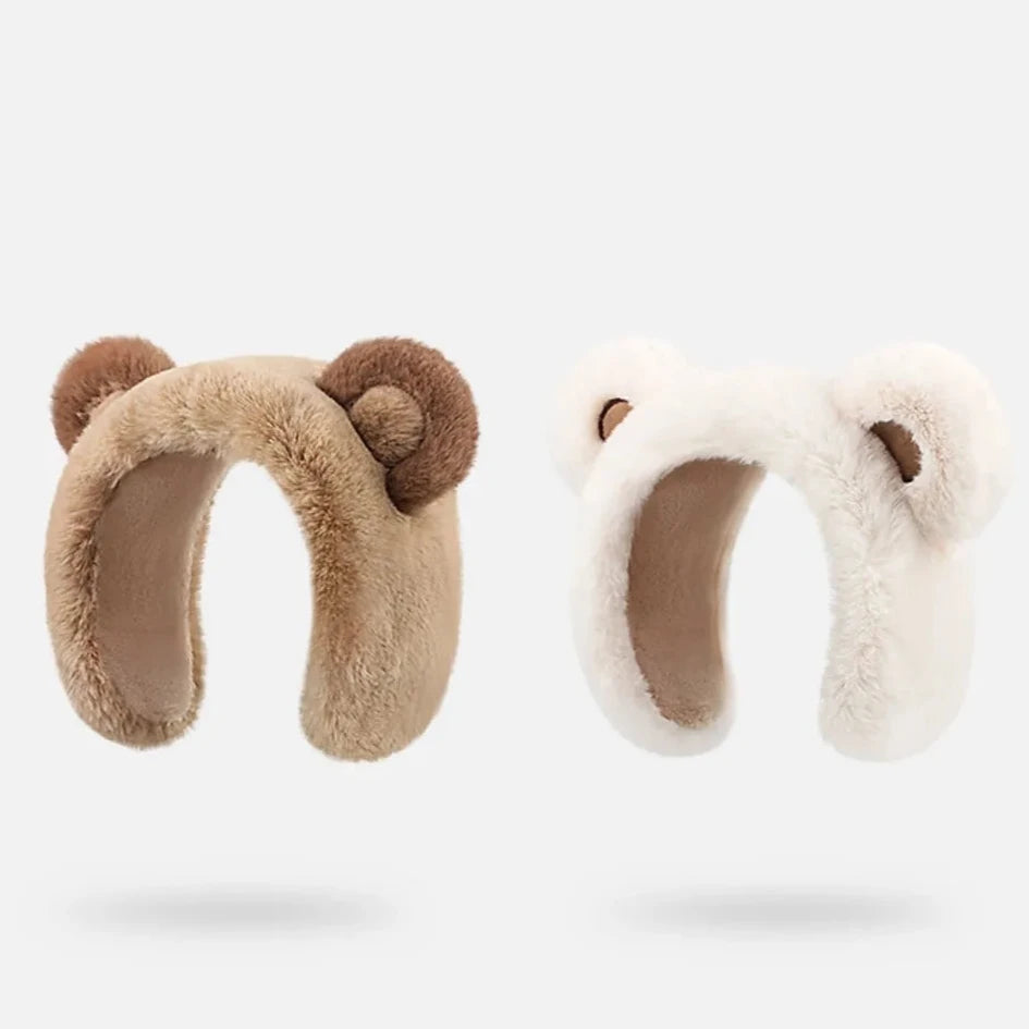 Kawaii Bear Ear Women's Winter Headband Ear Muffs Accessories by The Kawaii Shoppu | The Kawaii Shoppu