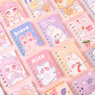 Kawaii Bunny Mini 1PC 80 Sheet Notebook (Random Color) Stationery by The Kawaii Shoppu | The Kawaii Shoppu