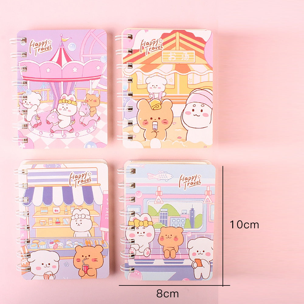 Kawaii Bunny Mini 1PC 80 Sheet Notebook (Random Color) Stationery by The Kawaii Shoppu | The Kawaii Shoppu