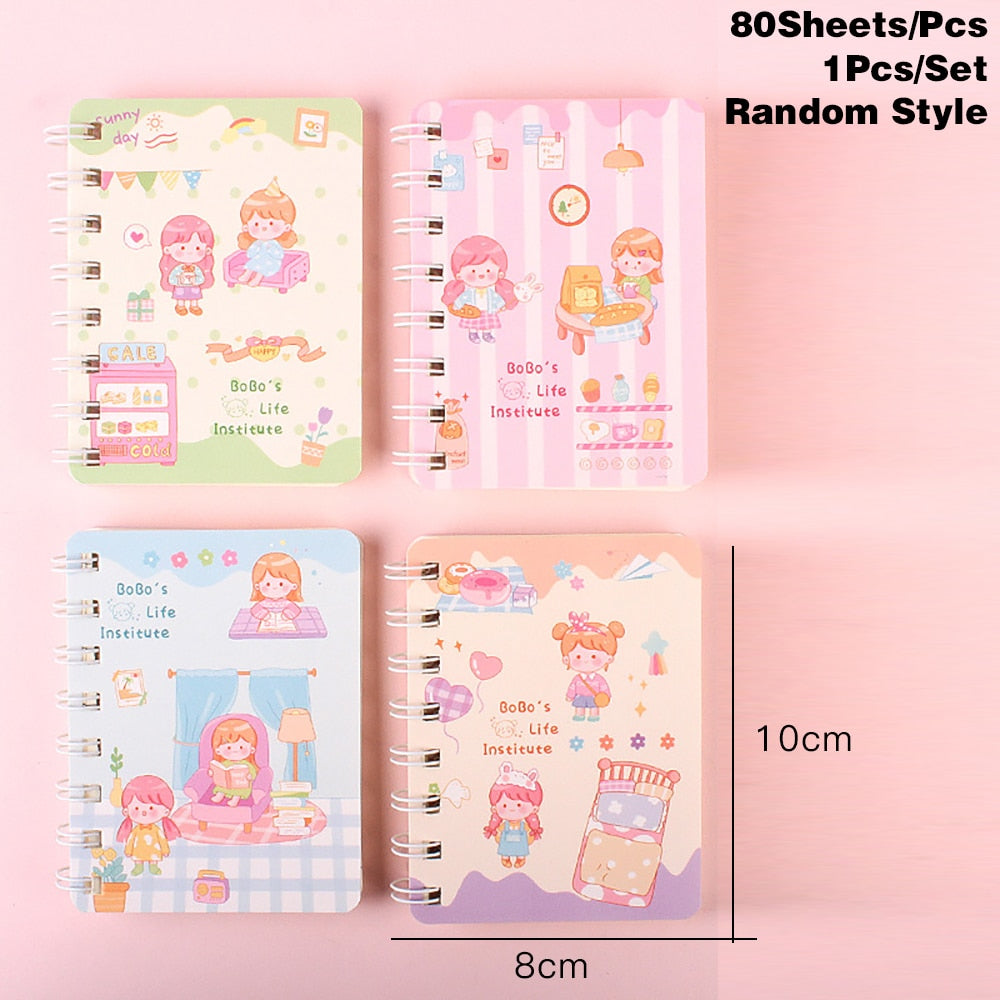 Kawaii Bunny Mini 1PC 80 Sheet Notebook (Random Color) StyleB Stationery by The Kawaii Shoppu | The Kawaii Shoppu