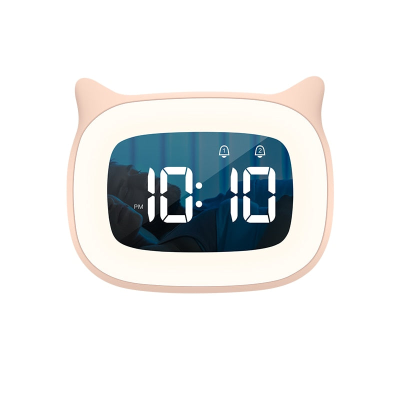 Kawaii Cat Ear Digital Alarm LED Clock Electrical by The Kawaii Shoppu | The Kawaii Shoppu