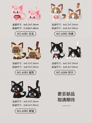 Kawaii Cat Mini Blocks Pet DIY Figure Accessories by The Kawaii Shoppu | The Kawaii Shoppu