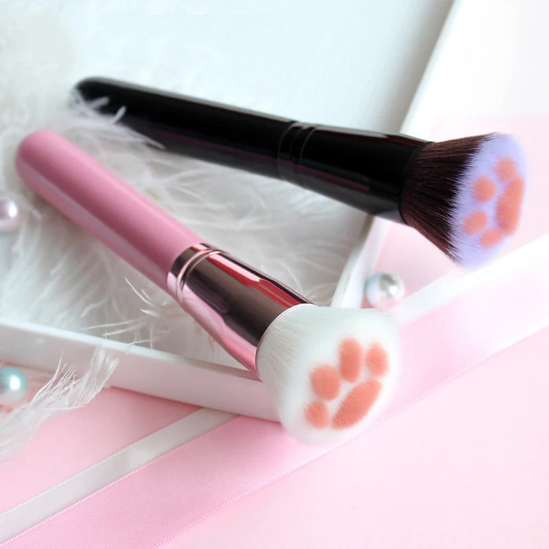 Kawaii Cat Paw Makeup Brush makeup by The Kawaii Shoppu | The Kawaii Shoppu