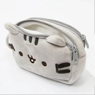 Kawaii Cat Pencil Case Soft Plush Pencil Pouch