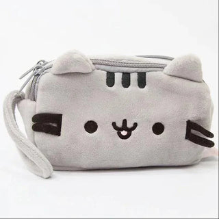 Kawaii Cat Pencil Case Soft Plush Pencil Pouch
