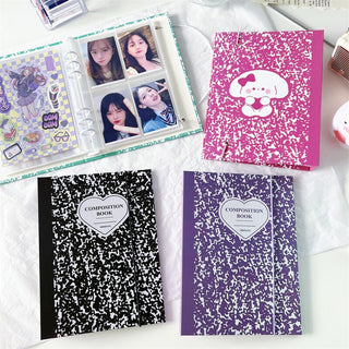 Kawaii Composition Book Marble A5 Binder Kpop idol Photocard Collection Stationery by The Kawaii Shoppu | The Kawaii Shoppu