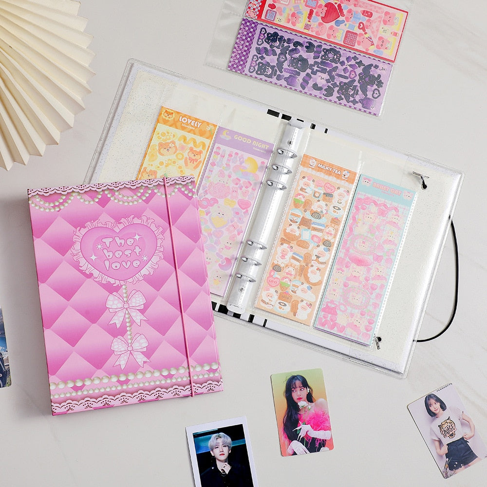 Kawaii Composition Book Marble A5 Binder Kpop idol Photocard Collection Stationery by The Kawaii Shoppu | The Kawaii Shoppu