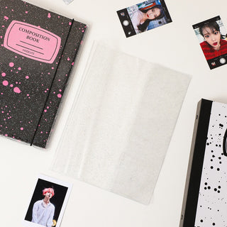 Kawaii Composition Book Marble A5 Binder Kpop idol Photocard Collection Stationery by The Kawaii Shoppu | The Kawaii Shoppu