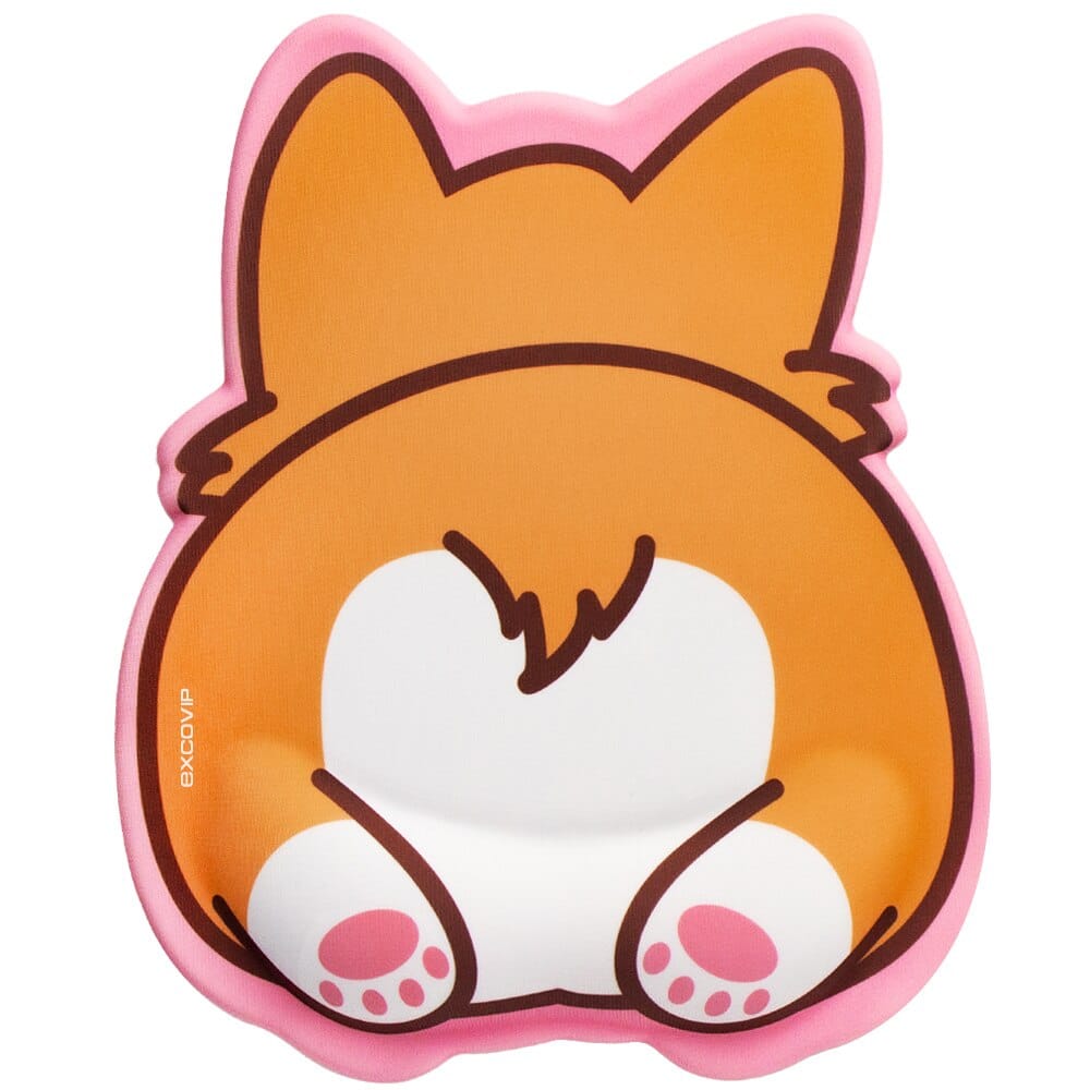 Kawaii Corgi Butt Mousepad Decor The Kawaii Shoppu