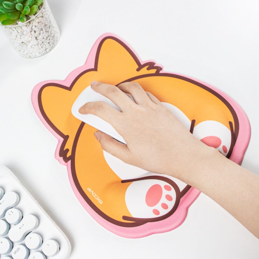 Kawaii Corgi Butt Mousepad Decor The Kawaii Shoppu