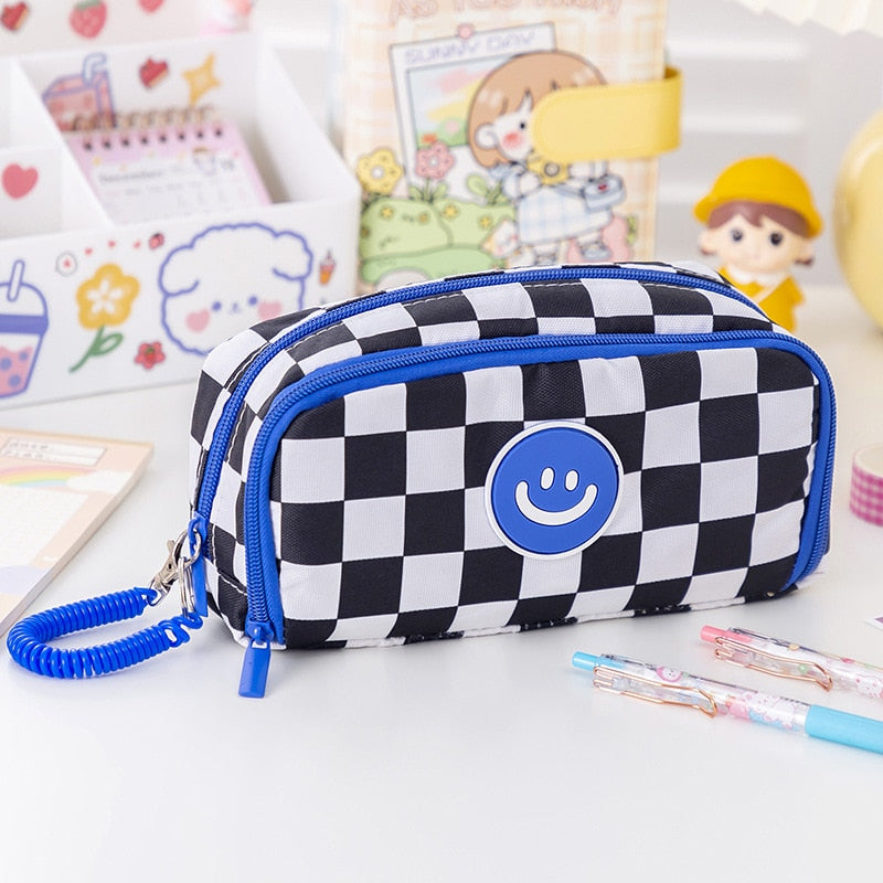 Kawaii Cubby Canvas: Beary Cute Schoolmate Pencil Pouch A10 Stationery by The Kawaii Shoppu | The Kawaii Shoppu