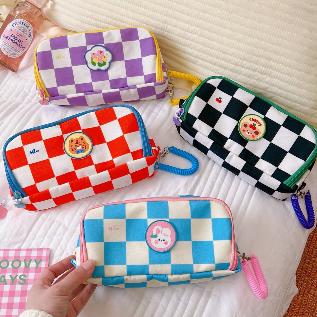 Kawaii Cubby Canvas: Beary Cute Schoolmate Pencil Pouch Stationery by The Kawaii Shoppu | The Kawaii Shoppu